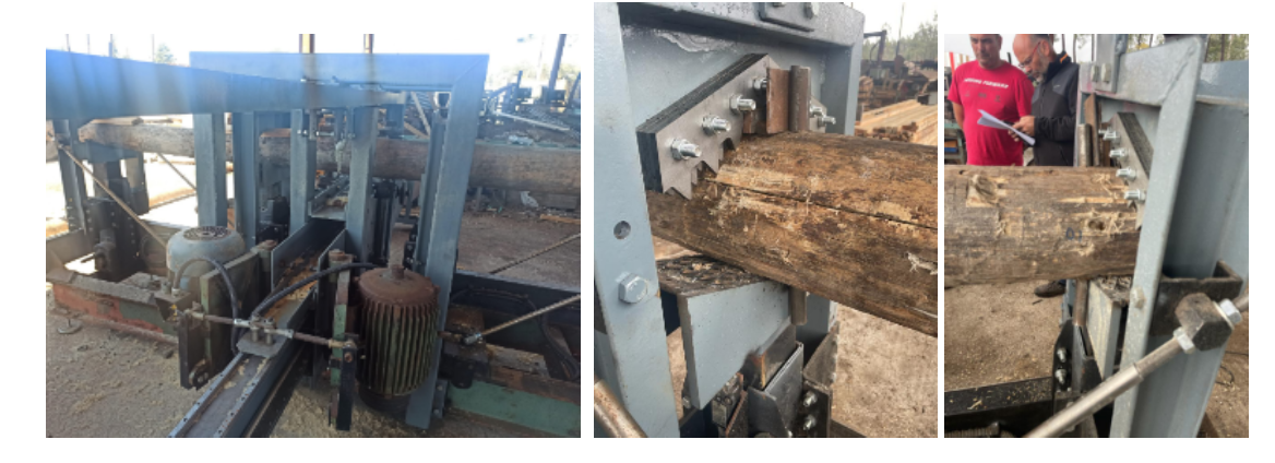 Pormenores da máquina de fazer e colar fingerjoints