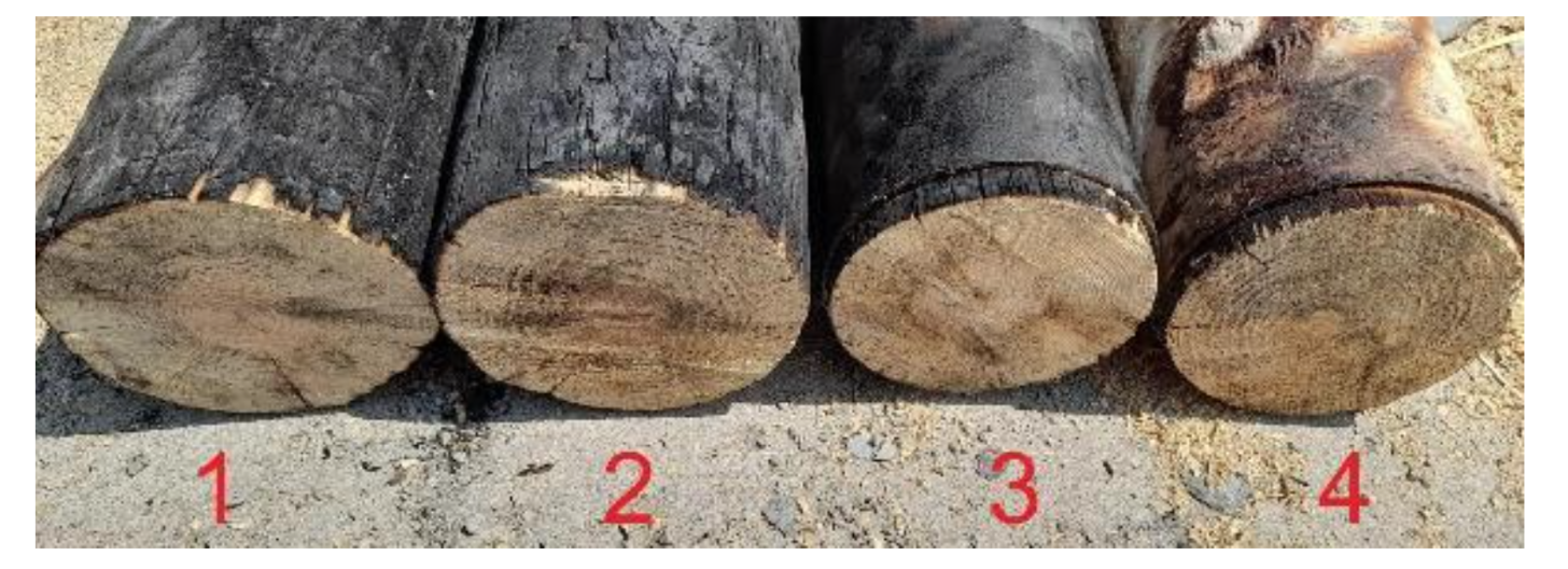 Corte da secção transversal dos provetes 
